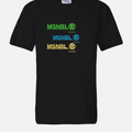MSNBL ®️ 3 print logo T-shirt