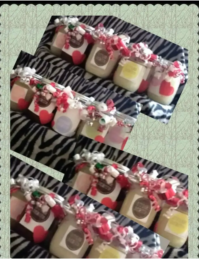 All natural hand made sugar scrubs