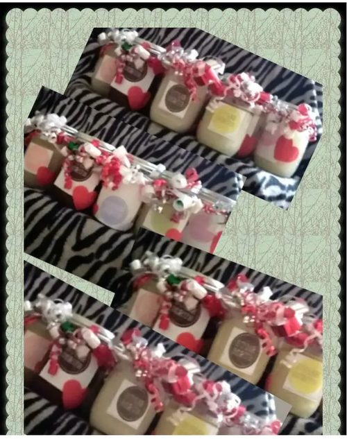 All natural hand made sugar scrubs